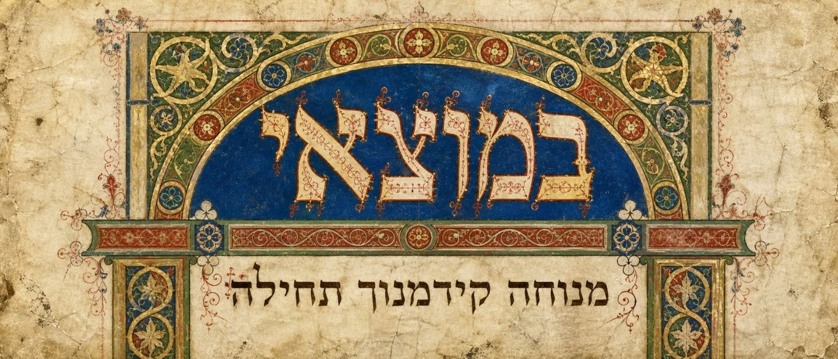 שער מעוטר בסגנון מחזור מאויר